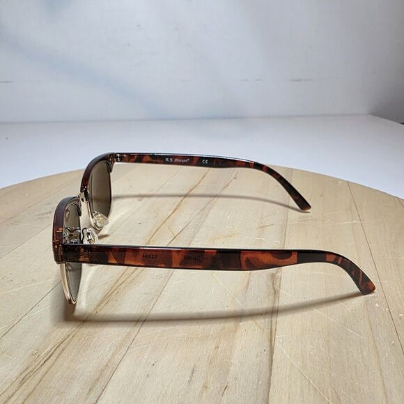 A.J. Morgan 53394 Soho Rectangular Sunglasses Brown Tortoise Unisex No Case - Picture 3 of 10